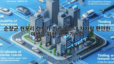 순창군 현포리 렌트카 최저가는? 내 차처럼 편안한 여행을 위한 완벽 가이드